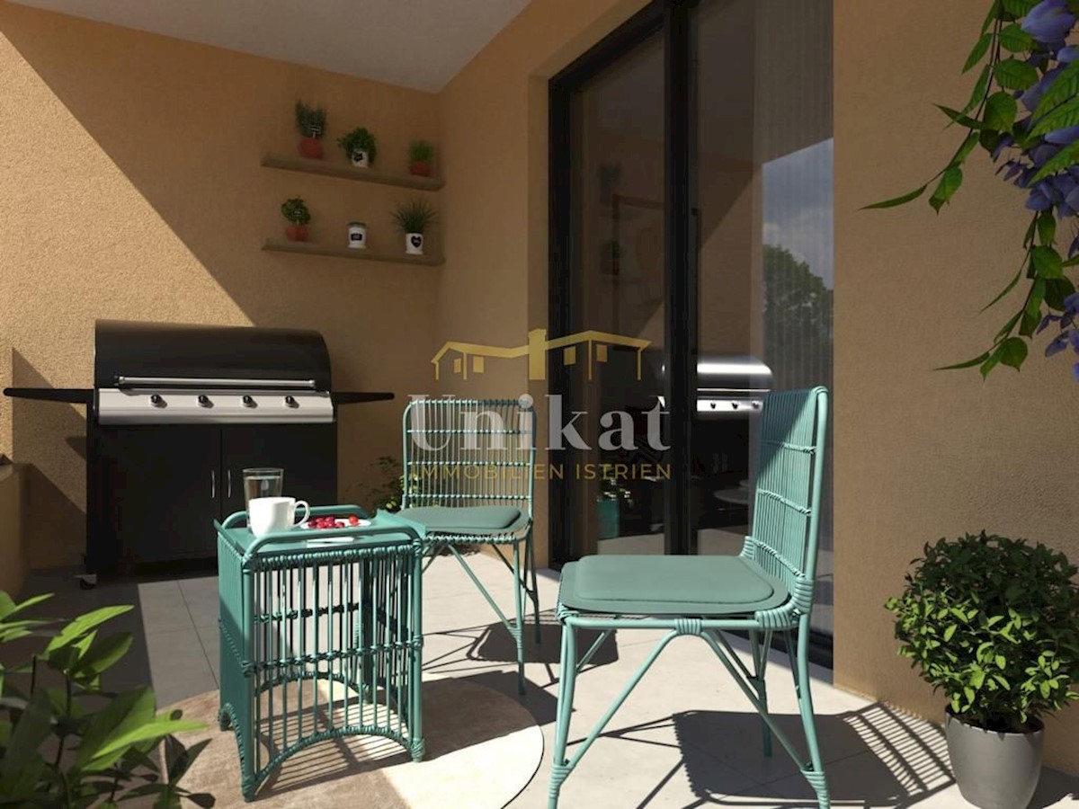 Wohnung mit 2 Schlafzimmern, Garten und 2 Terrassen 